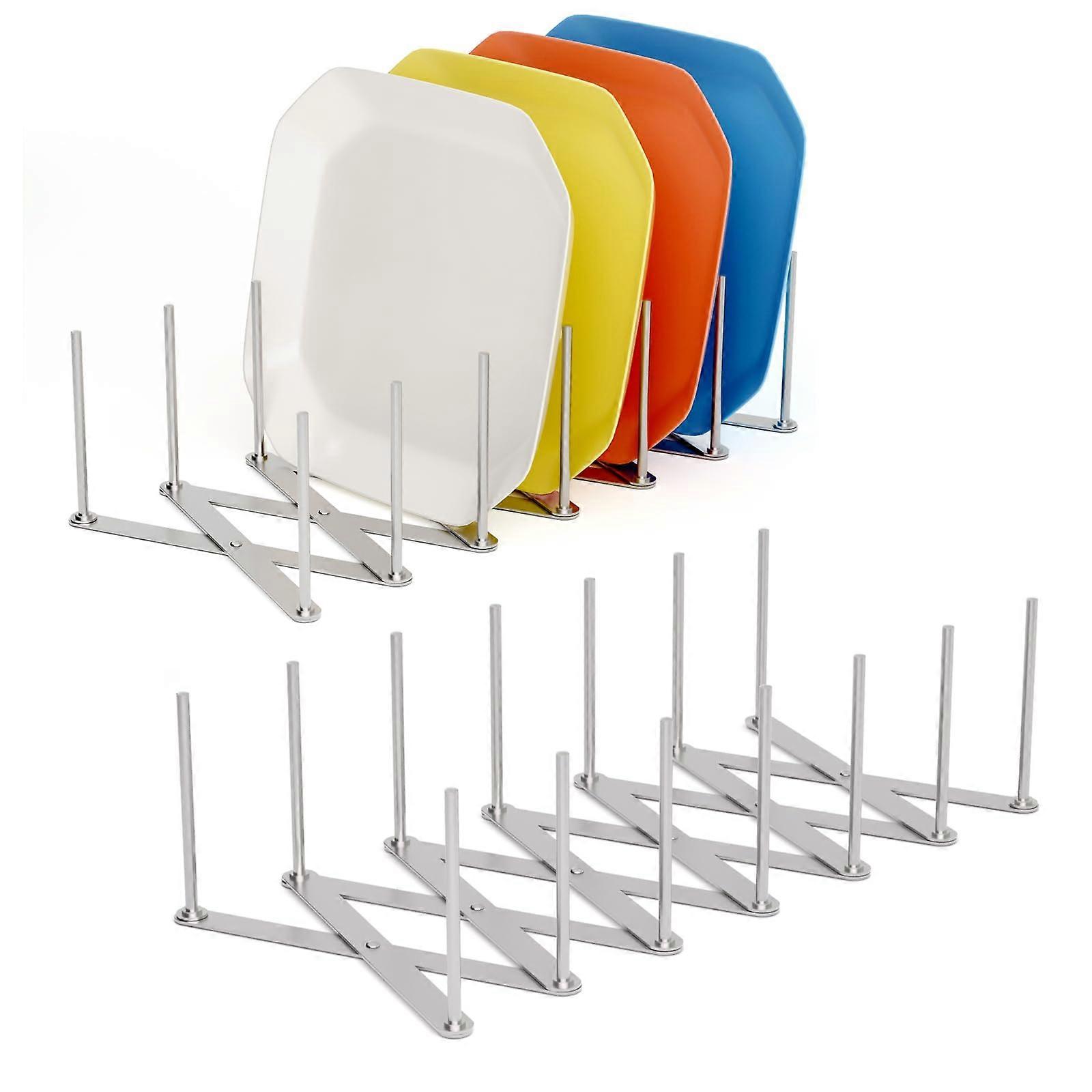 Telescopic Shelf Lid Holder, Foldable Multi-Purpose Storage with Adjustable 13-80 cm