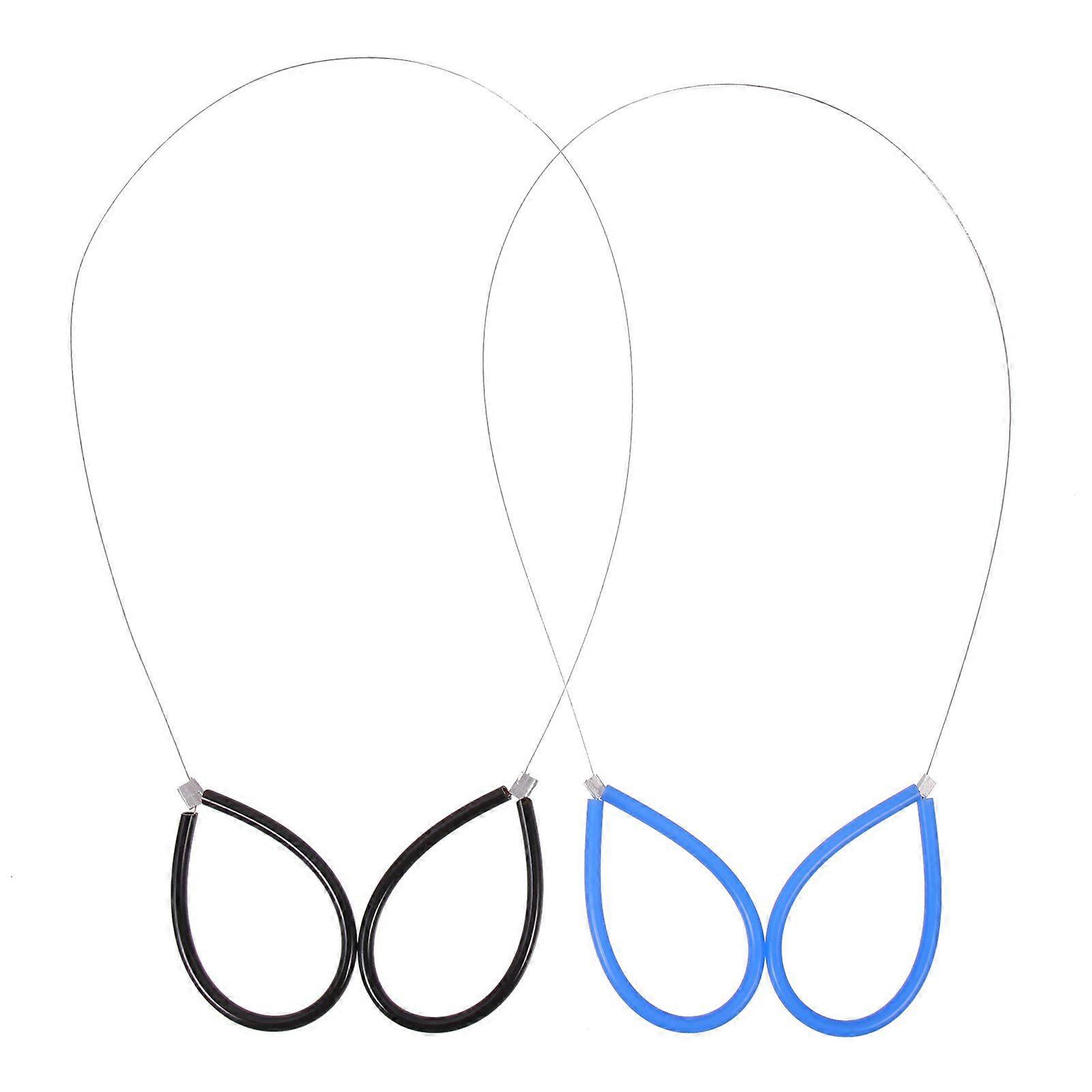 2 قطعة قواطع الطين أسلاك أسلاك الفولاذ المقاوم للصدأ قواطع الطين مع مقبض بلاستيكي نحت أدوات الفخار