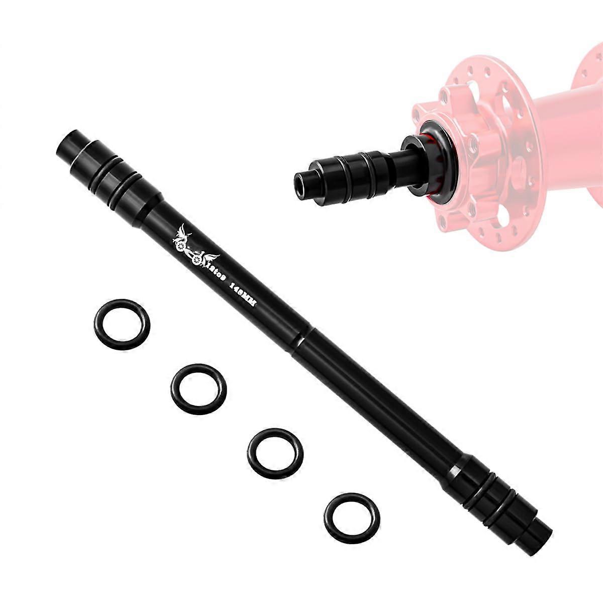 Bicycle Thru Axle Adapter, Bicycle Thru Axle Quick Release Conversion Adapter for Mountain Bike Bicycle Rear Wheel Hubs 12 mm Axle to 9 mm/148 mm