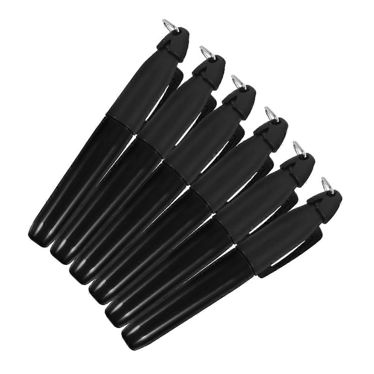 Golf Liner Golf Marker Set - 6 Pieces Golf Ball Markers with Alignment Tool and Line Marking Pens for Accurate Shots