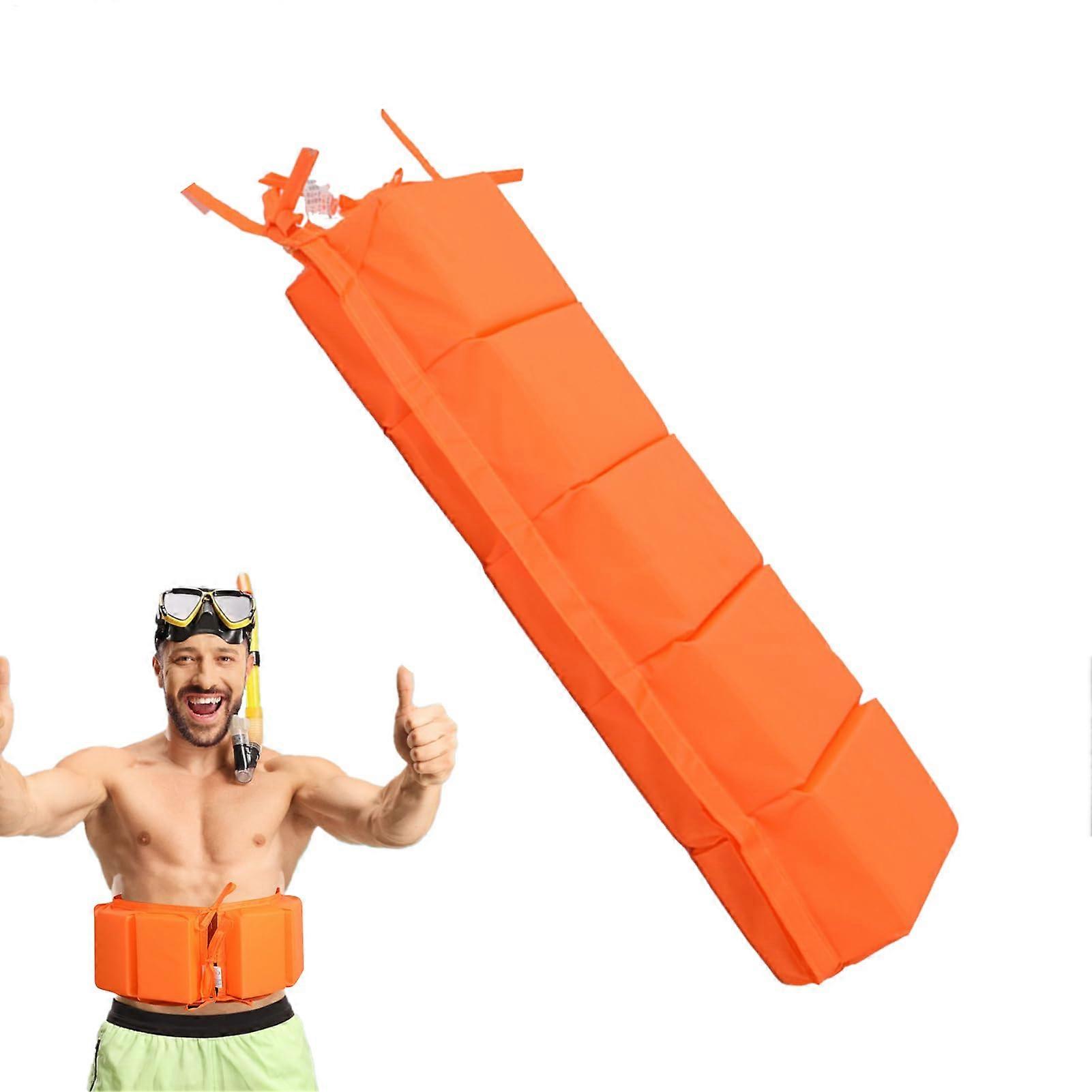 Swimming Trainer, Swimming Belt, Waterproof, Pool Exercise Equipment, Adjustable Back Swimming Aid for Adults, Beginners 50 cm