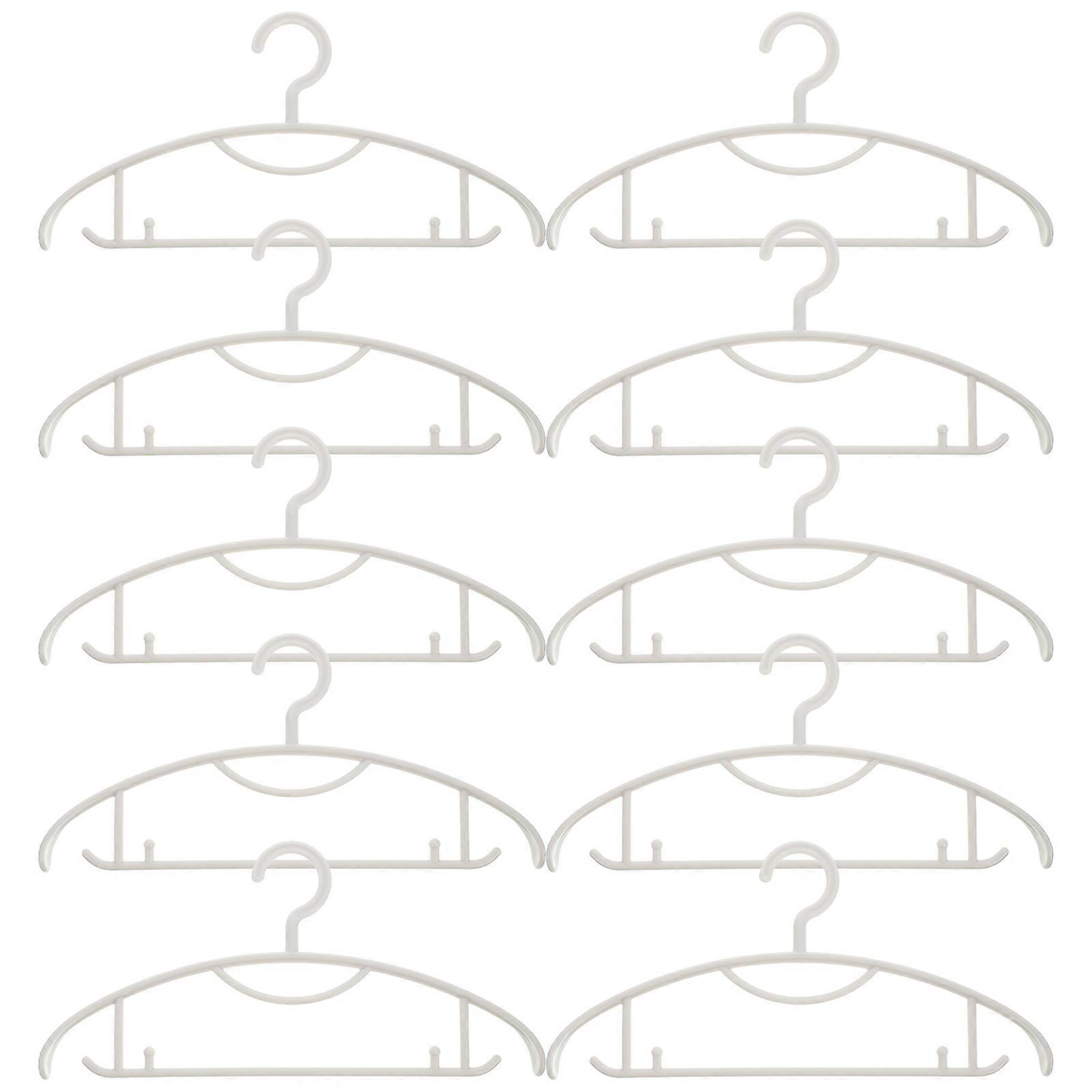 Non Slip Plastic Suit Hangers for Clothing Storage – Widened Design for Closet Organization and Drying