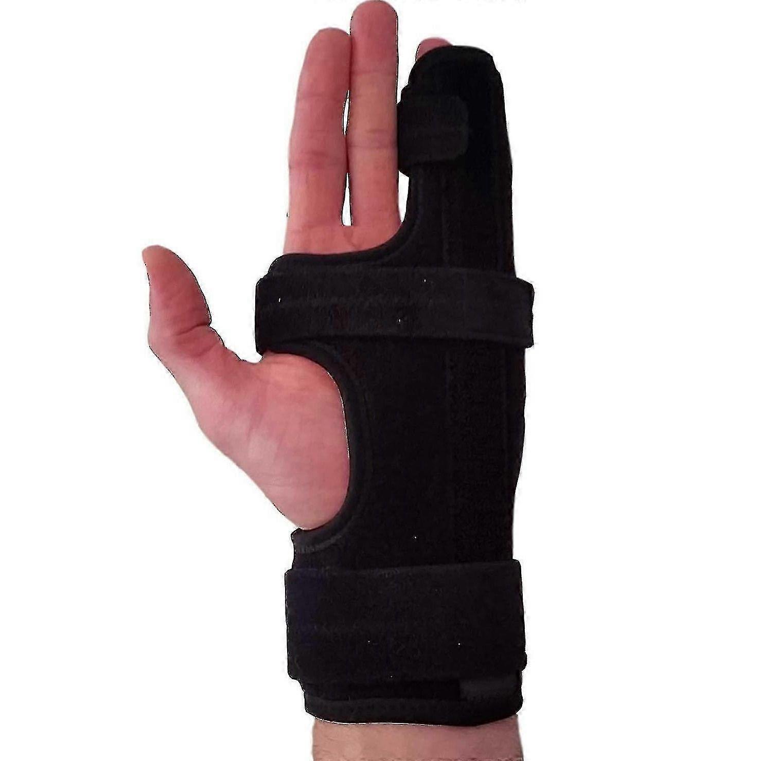 Adjustable Aluminium Boxer Finger Splint for Pain Relief Left Hand