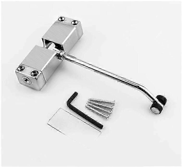 Spring door closer Aluminum alloy adjustable door closer Surface mounted automatic closing device 20 kg