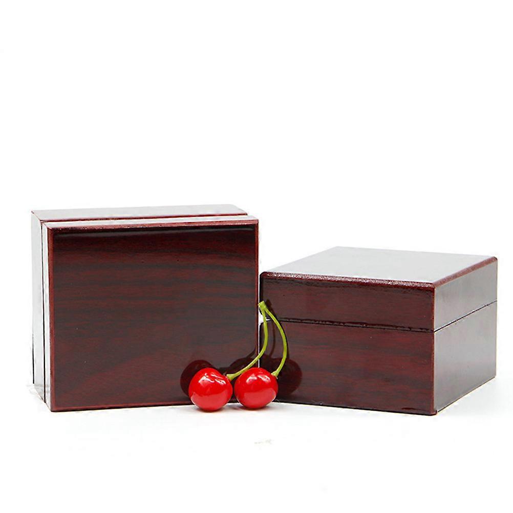 Fashion Luxury Watch Storage Holder Cushion Red Color Personal Use Grid .7*11*6.8cm 1Set