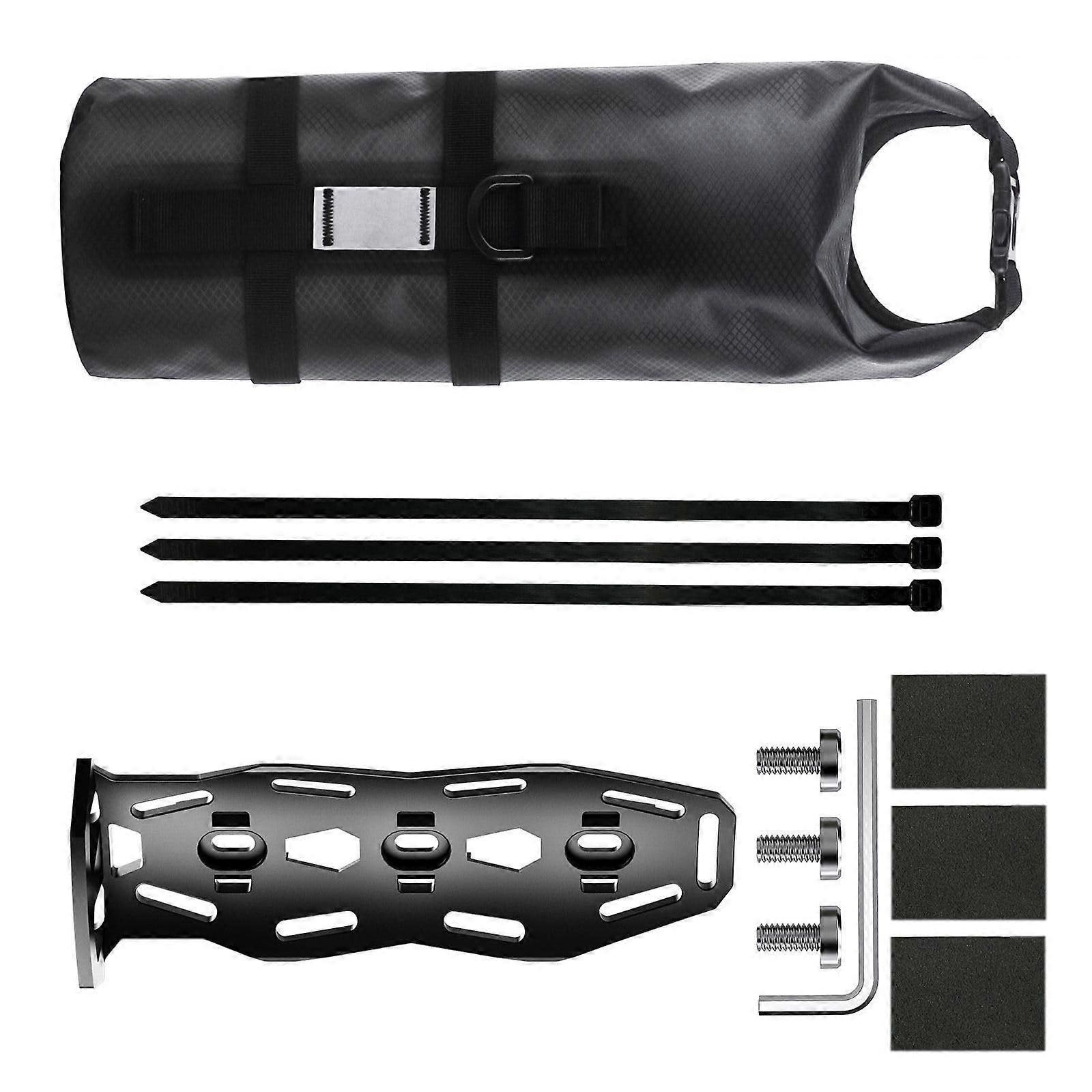 Portable Bike Bag 5L Waterproof Front Fork Bag for City Cycling Touring Easy