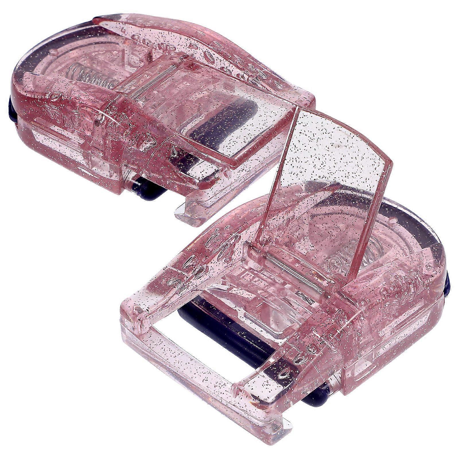 Curling Eyelashes Tool Precision Eyelash Curler For Makeup Application Women Portable Multi Color Effect 2Pcs