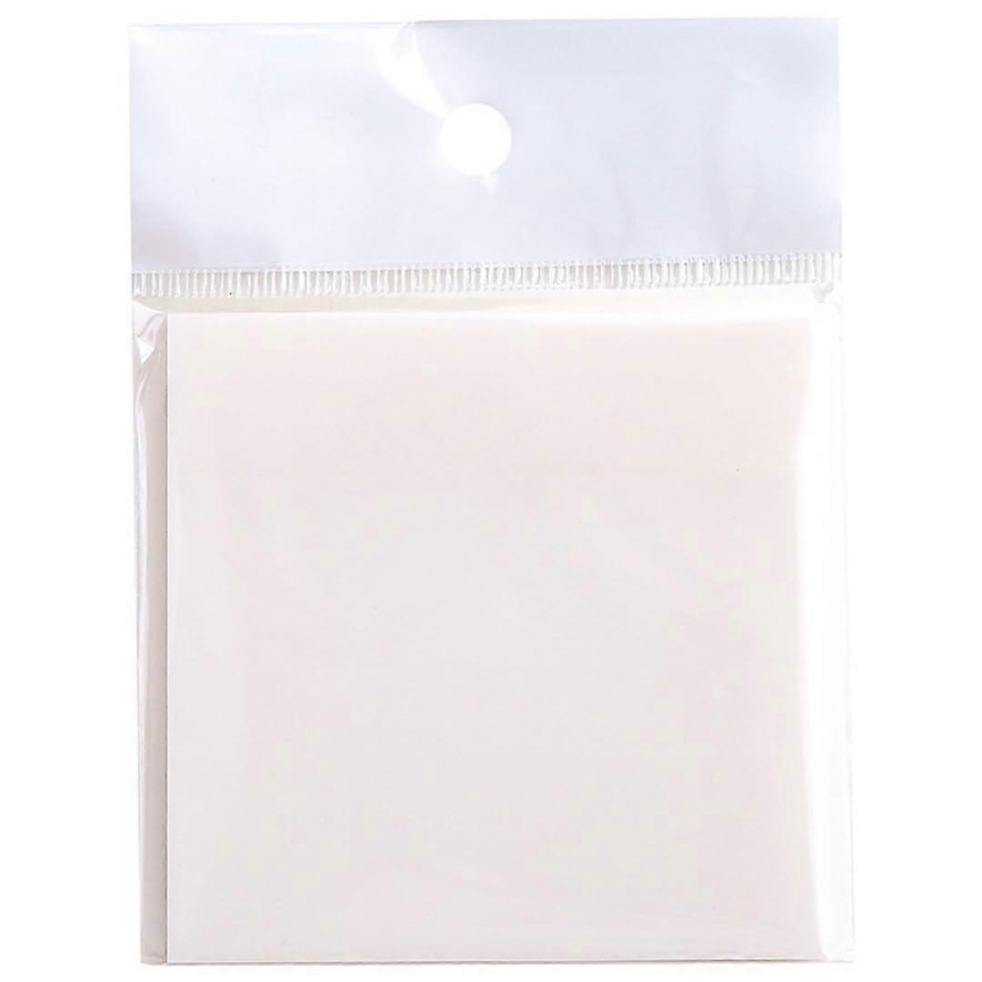 5 Pack Transparent Sticky Notes, Waterproof SelfAdhesive Memo Pads, Office School Highlighting Note Paper for Marking and Annotations