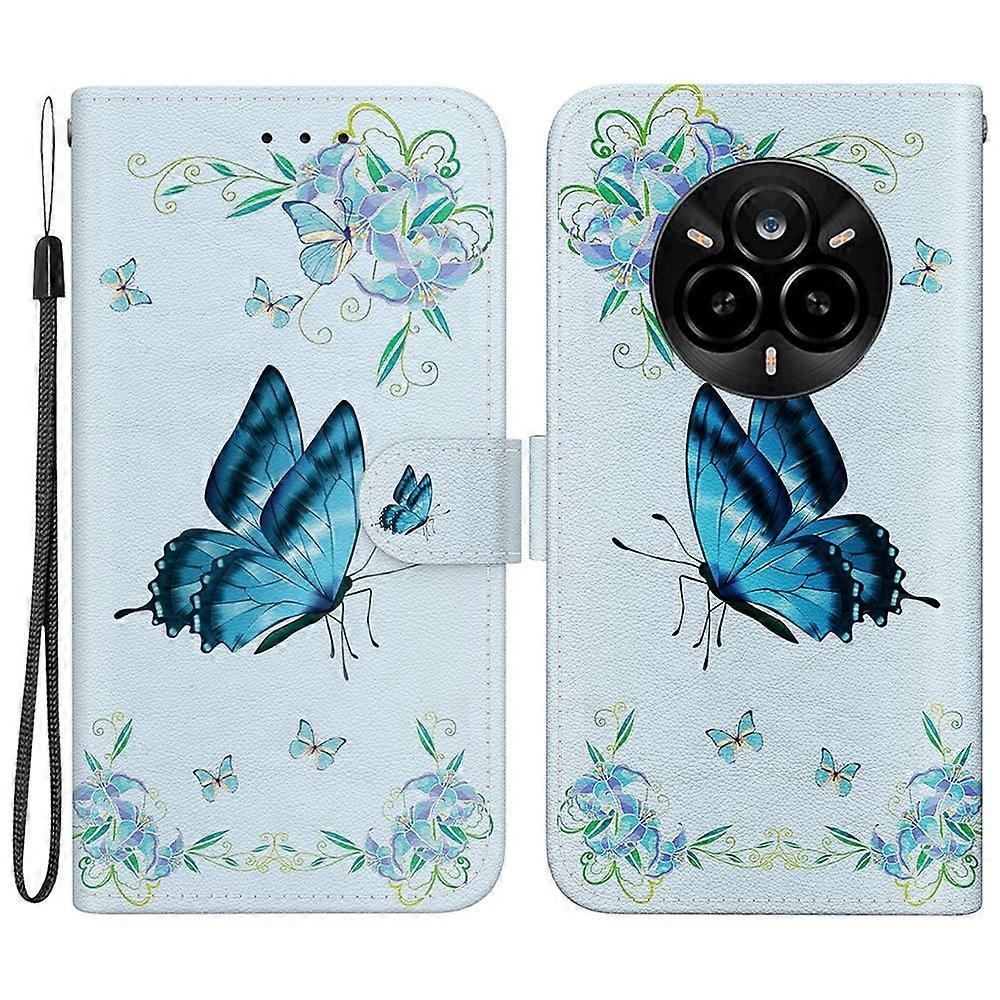 Compatibil pentru Realme 14 Pro 5G Wallet Phone Case Anti-Drop Leather Flip Cover Pattern Printing