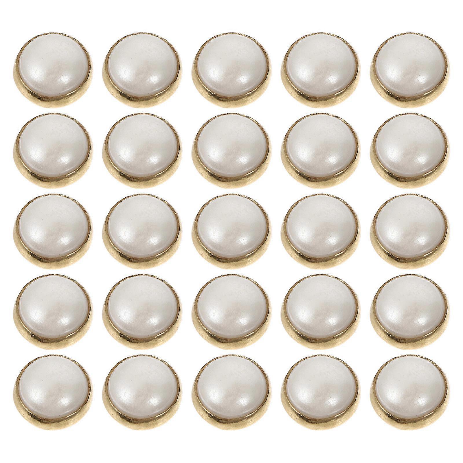 DIY Doll Clothing Buttons Golden Metal Elegant Design for Doll Shirts Coat Accessories 100Pcs