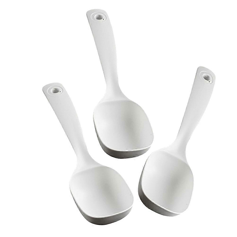 3pcs Reusable Soup Ladle with Long Handle   Sturdy Kitchen Cooking Tool for Serving Soup and Porridge at Home or Restaurant