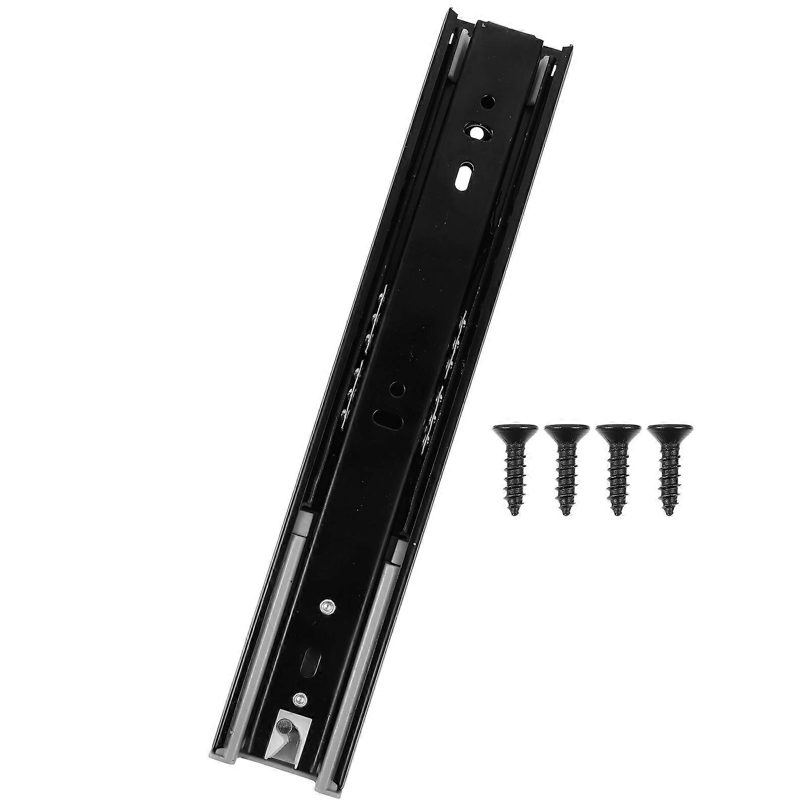 Heavy Duty Silent Steel Drawer Slides with Ball Bearing Telescopic Rails for Cabinet and Desk Storage