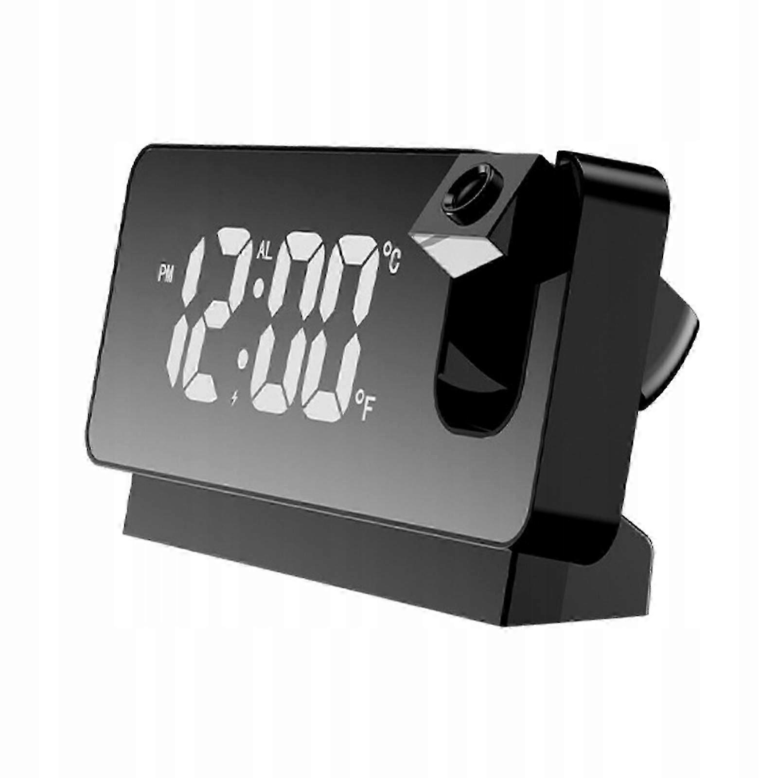 Led Projector Alarm Clock Mute Mirror Surface Wall Ceiling Desktop