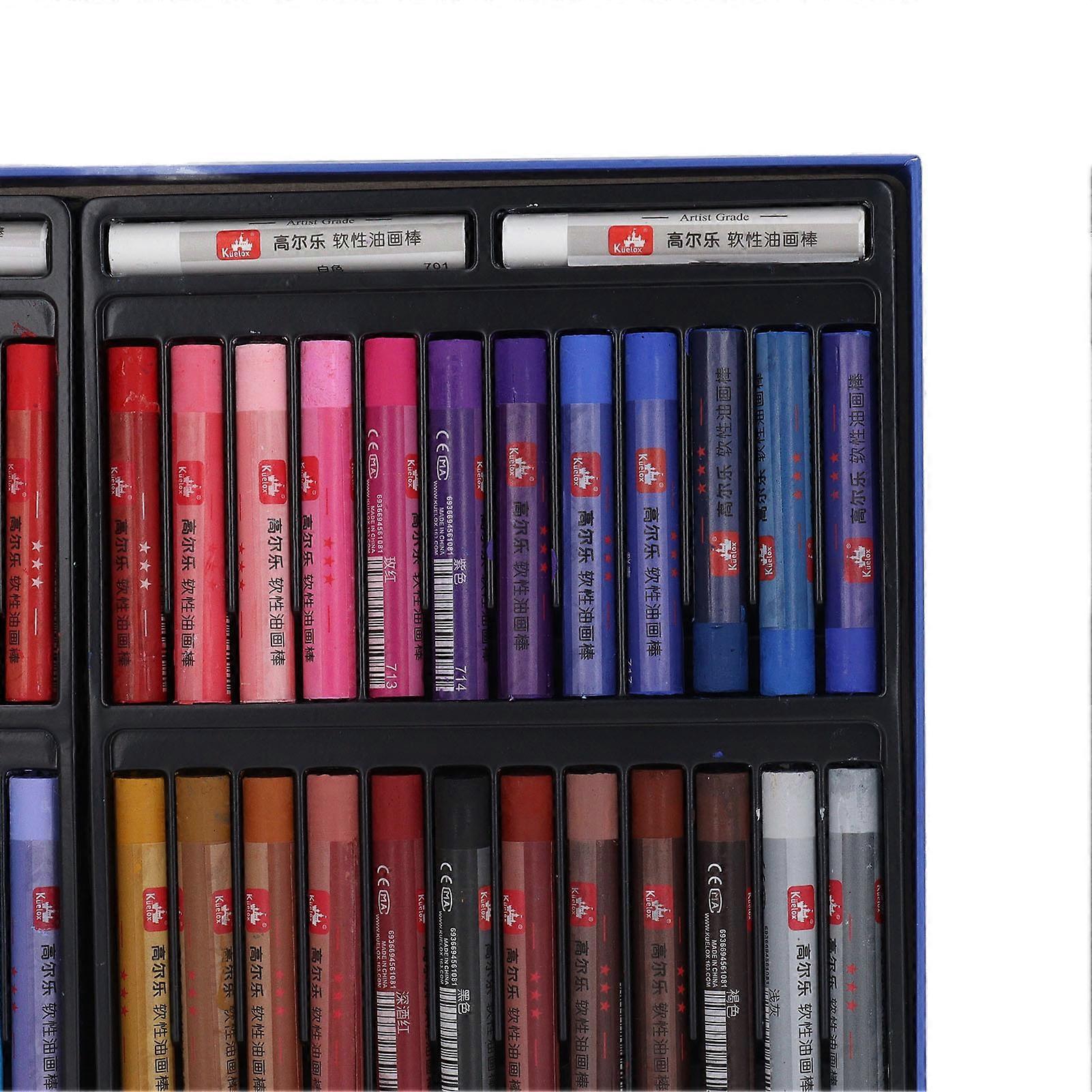 Oil Pastel Set Vibrant Soft Uniform Color Oil Pastel for Painting Blending Layering Shading 48 and 4
