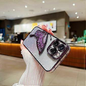 Glitter Gradiente para iPhone 15 Pro Max/15 Ultra, Glitter Flutuante Líquido Brilhante Areia Movediça Caso para Mulheres Meninas Capa Protetora à Prova de Choque