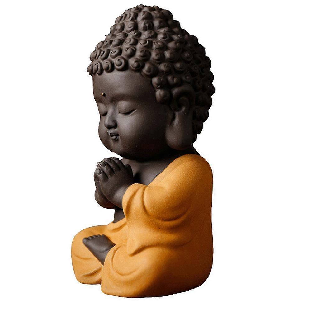 Chic Ceramic Tea Pet Adornment Fine Craftsmanship Housewarming Gift 1Pc