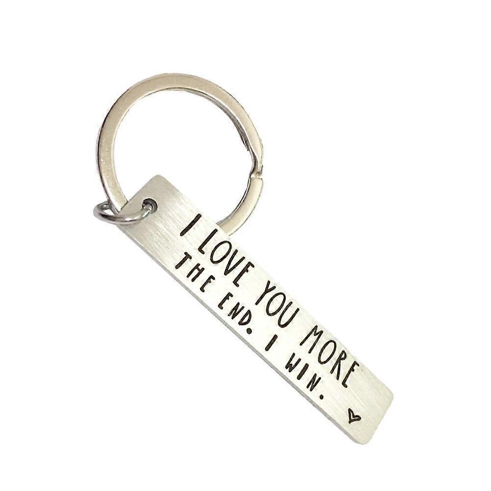 Boyfriend And Girlfriend Keychain Cute Keyring For Him Multipurpose Rectangular Shape Anniversary Present 1Set