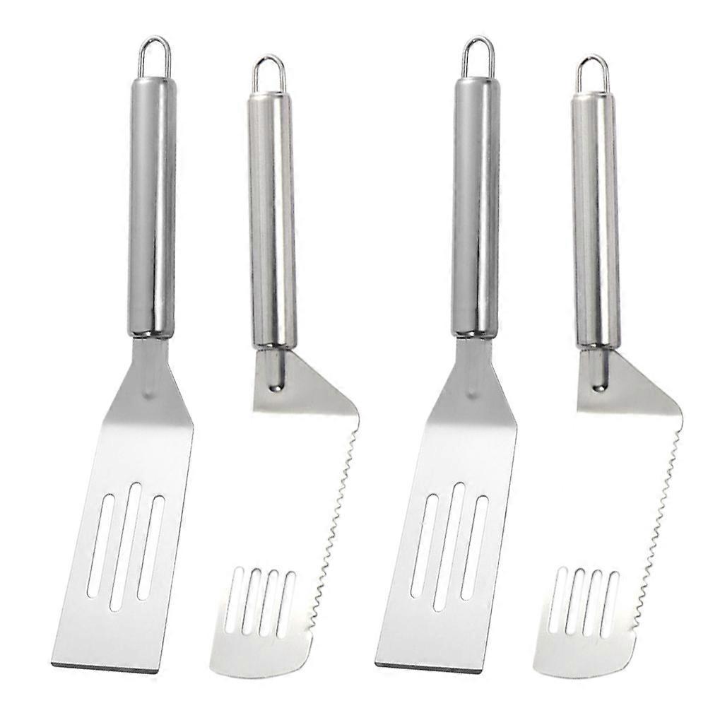 Fine Workmanship Multipurpose Spatula Kitchen Steak Spatulas Frying Mixing Home Cooks 4Pcs