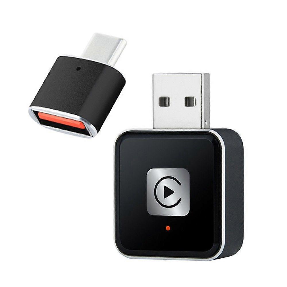 2 In 1Wireless Android Auto Car Play Box Adapter Wired To Wireless Adapter