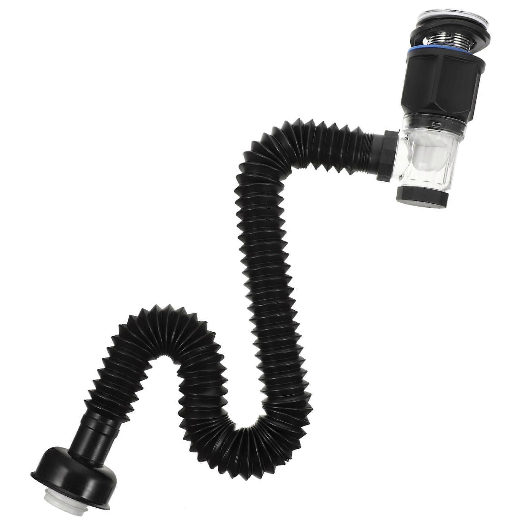 Drain Pipe, Sink Extension, Drain Adapter with Plug, Pop Up Plug, Flexible Design for Kitchen Sinks and Bathrooms, Easy DIY Installation