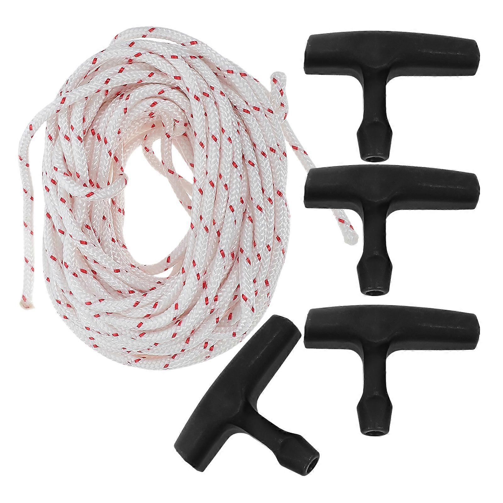 جزازة العشب سحب الحبال كاتب الحبل سحب حبل مولد مناسبة متنوعة اللون 4 ملليمتر قبضة مريحة DIY عشاق 1 مجموعة