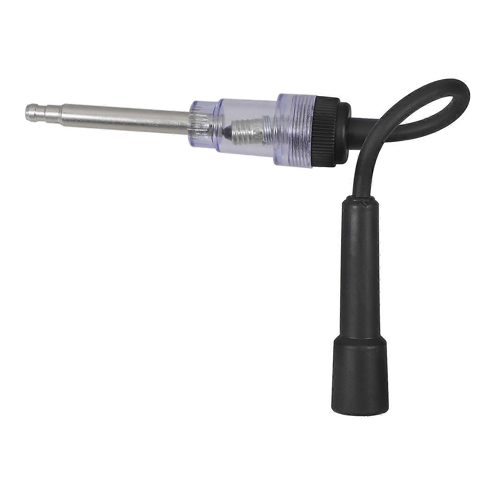 Spark Plug Tester Car Ignition System Fault Diagnosis Mechanics Plastic Stainless Steel 10.2×1.2×1.2in 1Pack