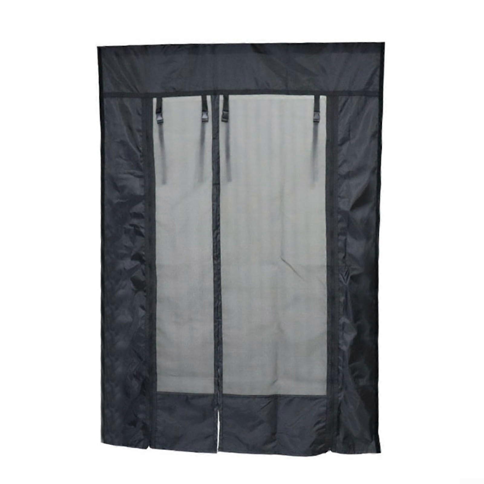 Auto Partition Privacy Curtain Camping Curtain Magnetic Mesh Door Screen Insect Net for RV Outdoor Ventilation RV Accessories