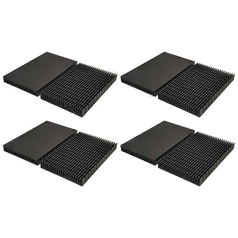 4X DIY Aluminum Radiator for 3080 3090 Graphics Card Backside VRAM, MOD GPU Backplate 150X90X15mm