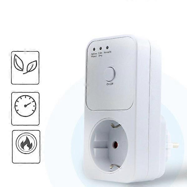 Automatic Voltage Protection Socket Switch AC 220V Power Surge Safe Protection