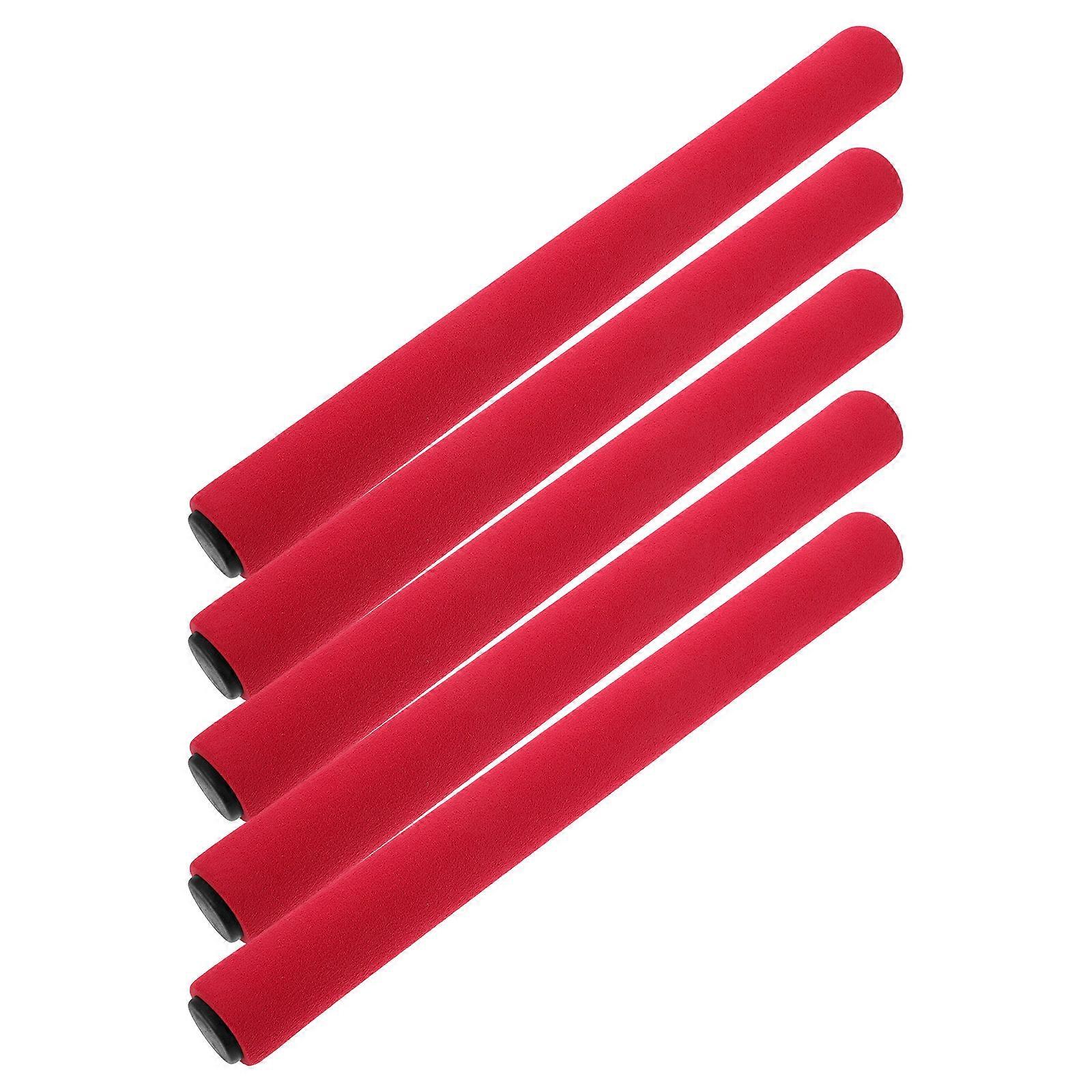 Kids Relay Race Sticks with Comfortable Grip Made of Sponge for Sports Use Pieces