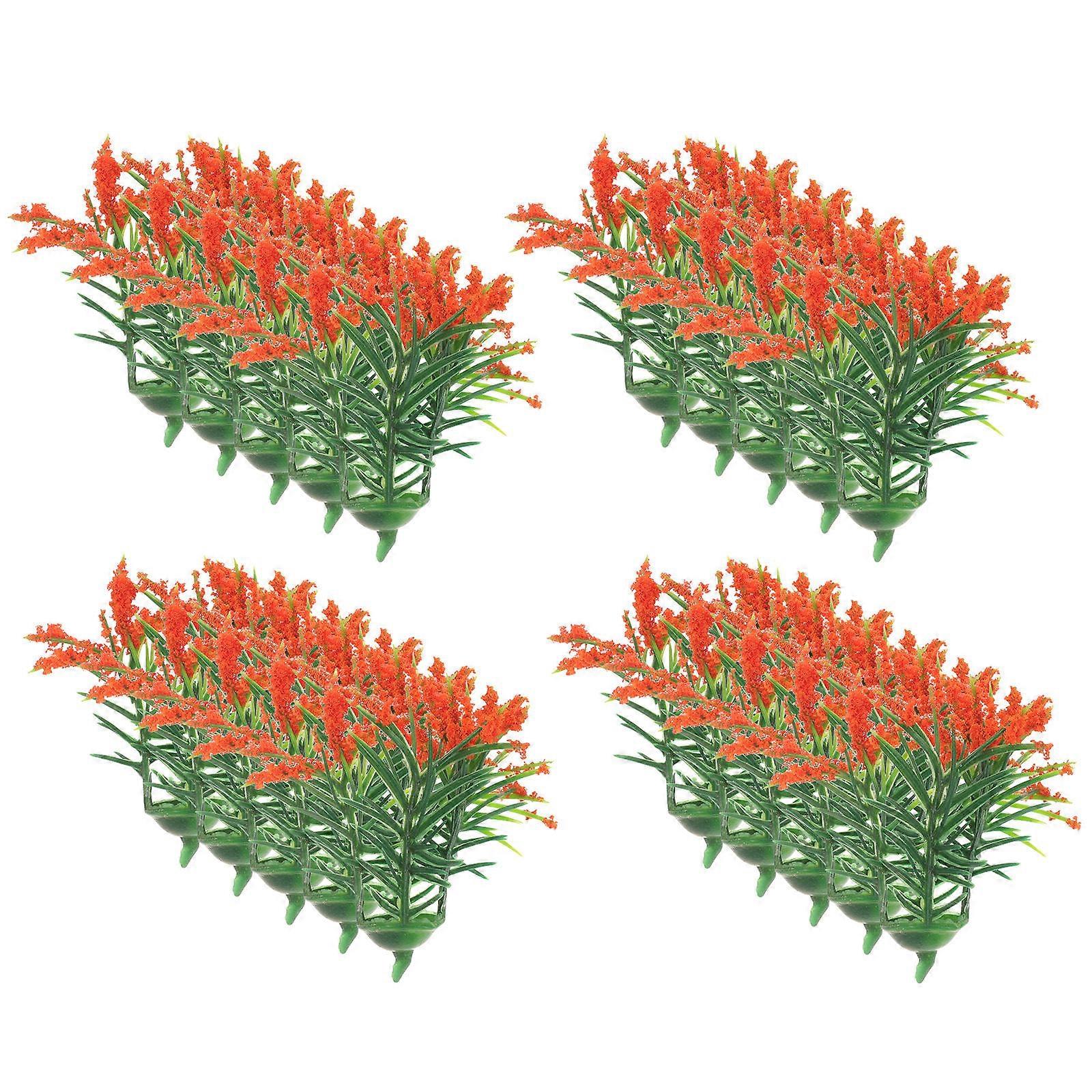 20pcs Miniature Plant Models for Dollhouse Gardens – Realistic Decorative Faux Plants for Fairy Worlds & Mini Displays – No Maintenance Needed