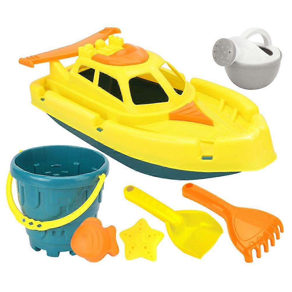 Plastic Beach Toys Set with Yacht for Kids in Assorted Color Suitable for Sand Play