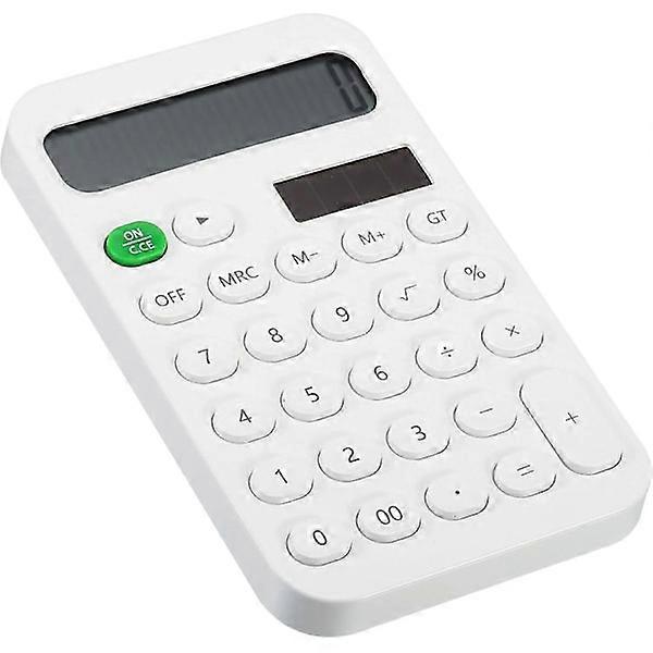 Desk Calculator, 12-Digit Large LCD Display Standard Function Desktop Calculator Portable Cute Calculator for Home Office