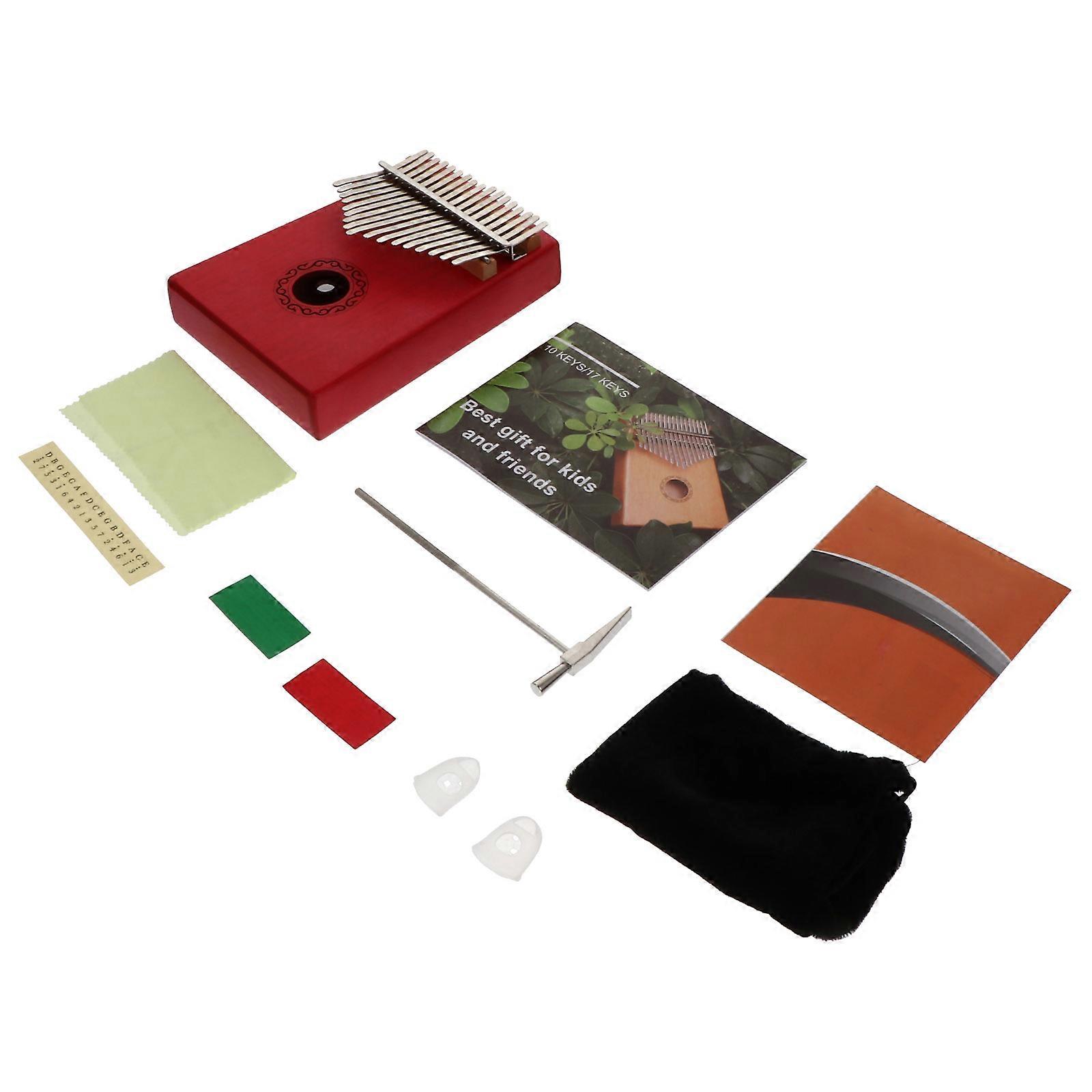 Mini Thumb Piano Kalimba Finger Piano Portable Mbira Beginners Easy to Carry Melodious Melody 1 Set
