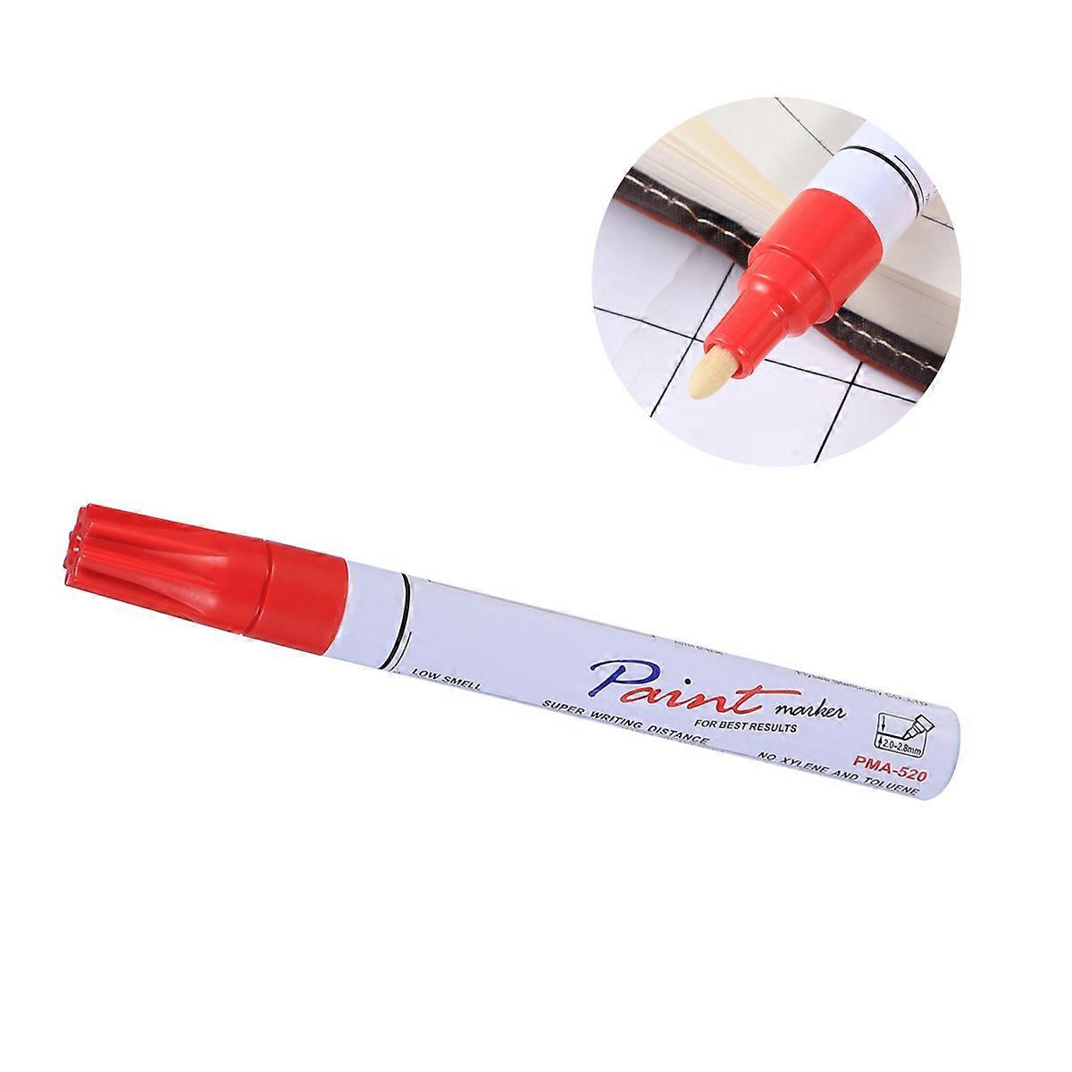 Paint Pen for Cars Universal Auto Paint Repair Pen Concealing Tool Rust Prevention Red 1Set Car Exterior