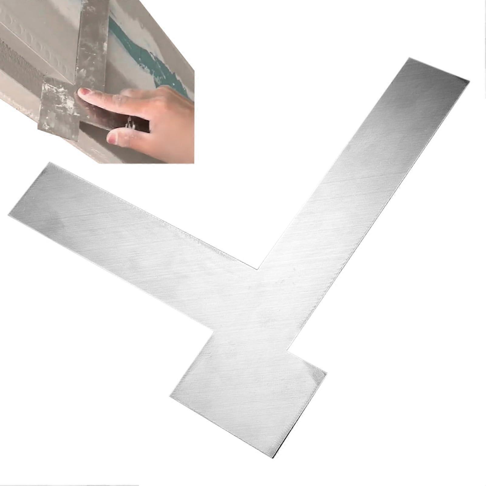 Right Angle Leveling Tool, Angle Finder with Edge Scraper Stainless Steel Measuring Device for Tiles, Flooring, Carpentry Woodworking
