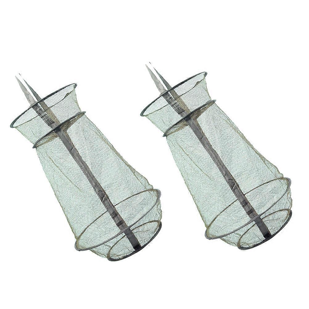 Fishing Net Cage Square Shape Material For Reservoir Fishing 2Pcs
