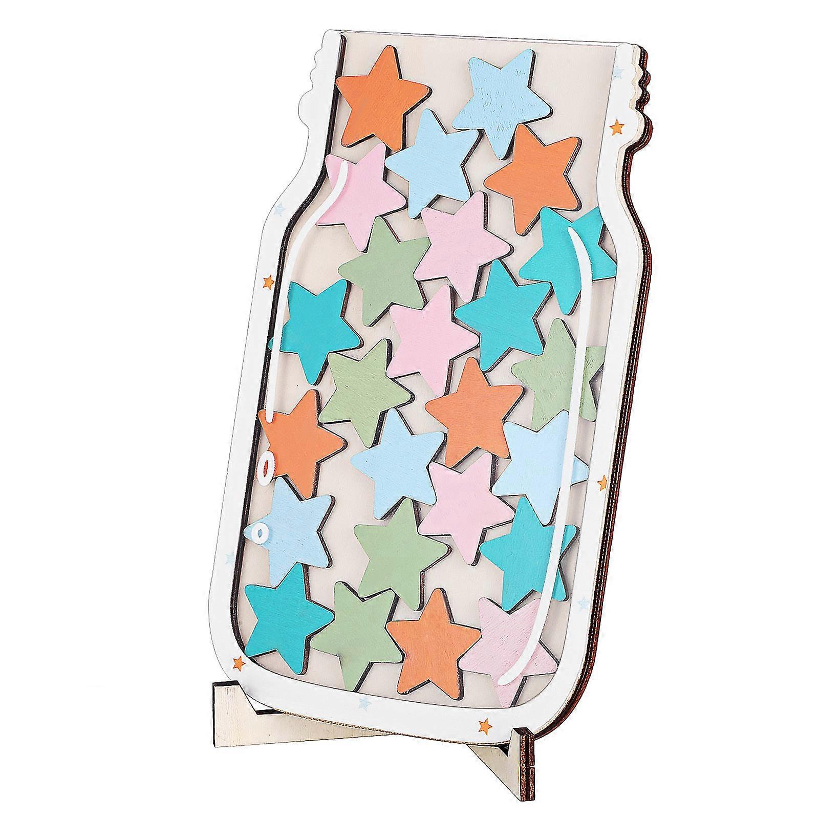 Classroom Star Reward Jar For Goal Oriented Rewards Improve Good Habits Multi Color Effective Tools For Children 1 Set