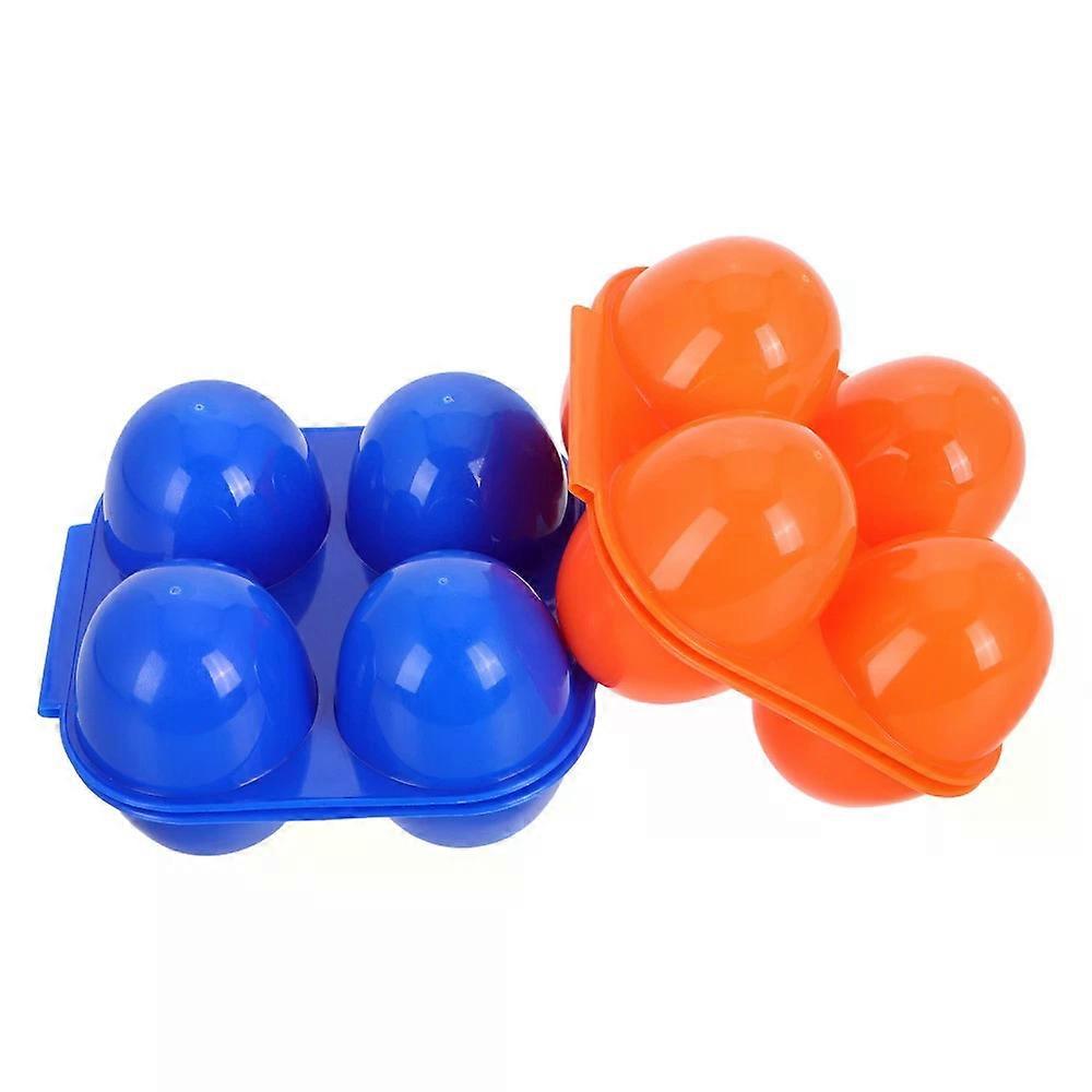 علبة بيض ، 2 قطعة حامل بيض مسلوق للسفر حامل بيض شيطاني مع غطاء