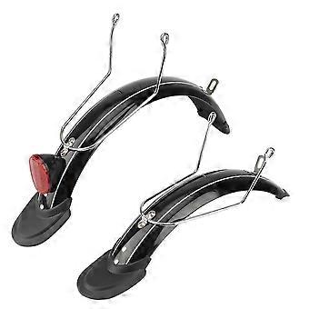 Voor 14 Inch Kugoo V1 Elektrische Fiets Spatbord Vouwfiets All Inclusive Aluminiumlegering Beugel, ABlack SZRH A-S