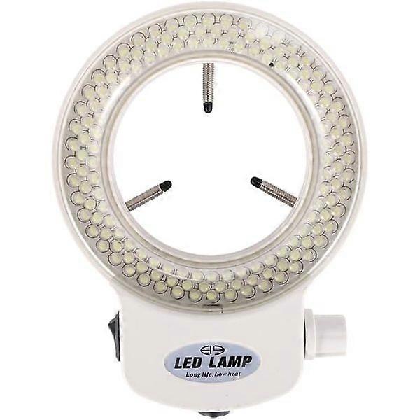 144 LED Ring Light Microscope Lamp Light 6000K 0-