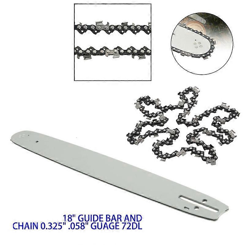 18 Inch Chain Saw Profile Chainsaw With 1pc Chain For 62CC 58CC 52CC 4500 5200 5800 Taurus Timbertech Cutting Saw Handle