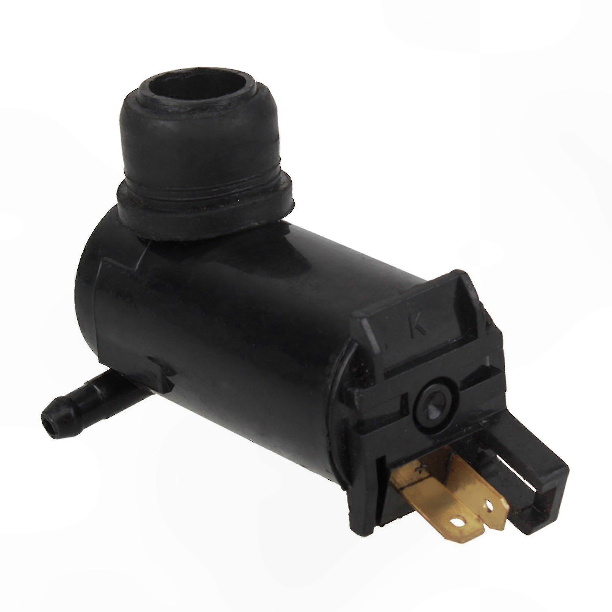 Black Plastic Windshield Washer Pump Motor 24V Replacement Component