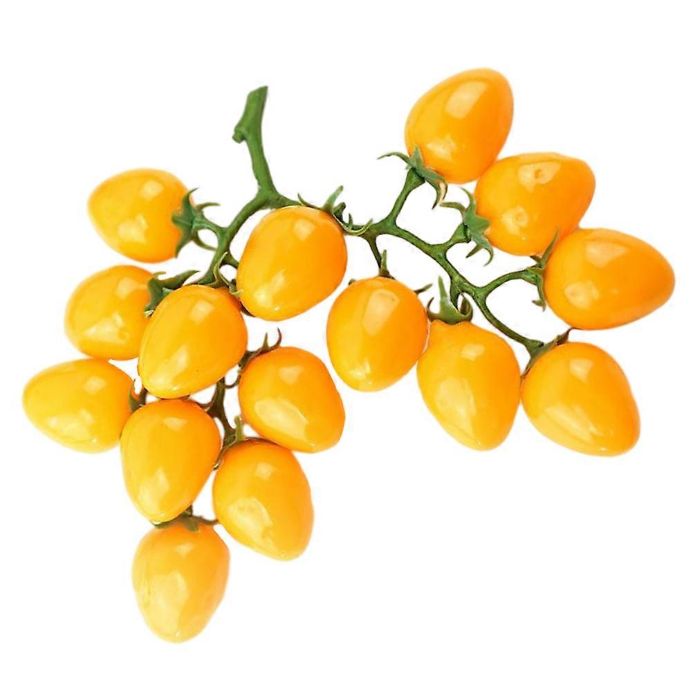Lifelike Artificial Cherry Tomatoes Decor – Realistic Faux Fruit for Home, Kitchen, Table Display – Lightweight & Vivid Props for Parties & Events