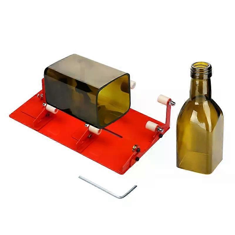 Adjustable Glass DIY Bottle Slitting Jig Tool Kit Square Round Beer Cups Cutting Machine Kit