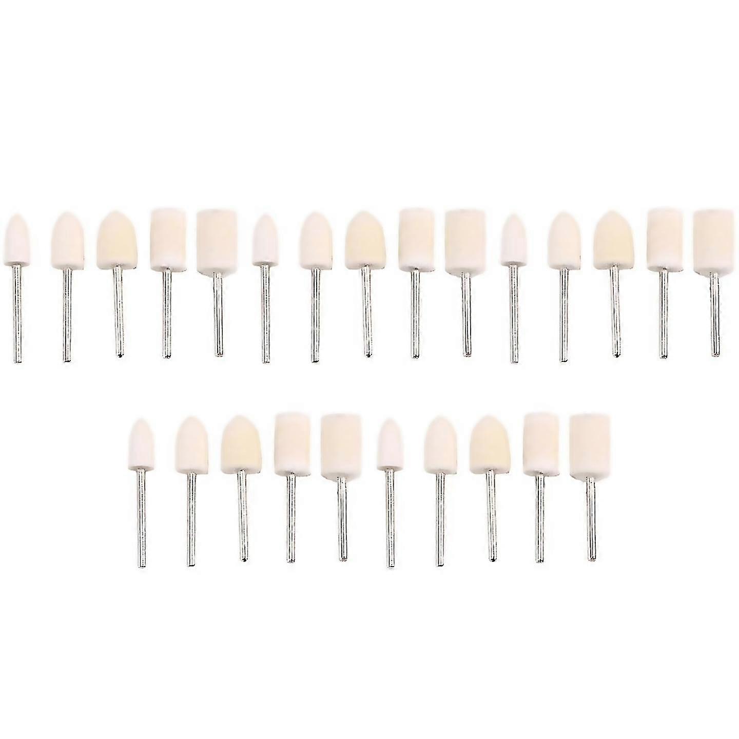 25pcs Felt Polishing Buffing Pad Head Set Rotary Tools For Accessories