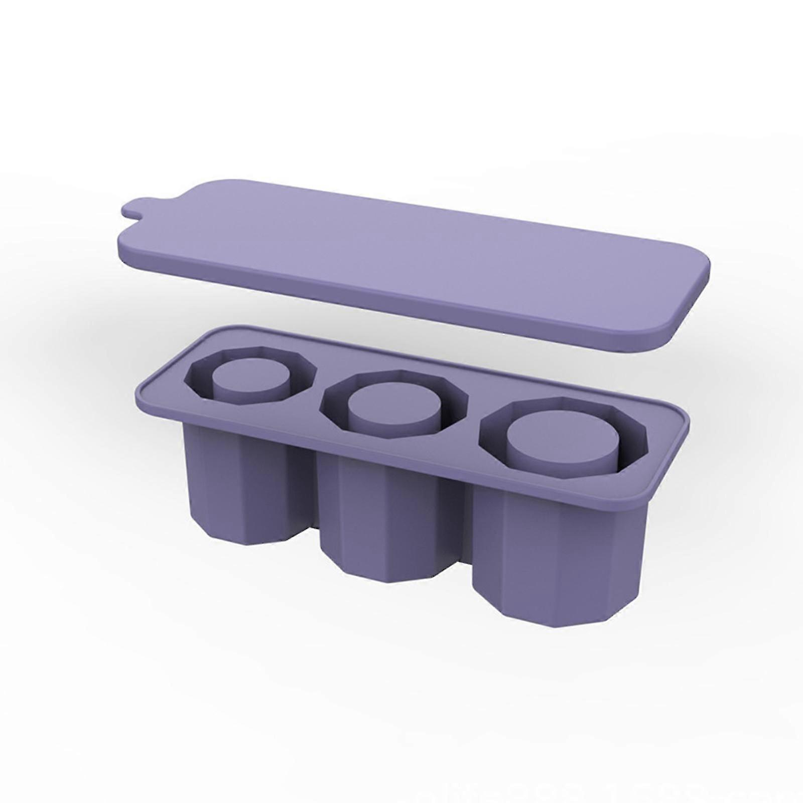 صينية مكعبات الثلج لكوب ستانلي ، قالب كتلة ثلج أسطواني مجوف من السيليكون مع غطاء ، 30-40 أونصة ملحقات أكواب ستانلي