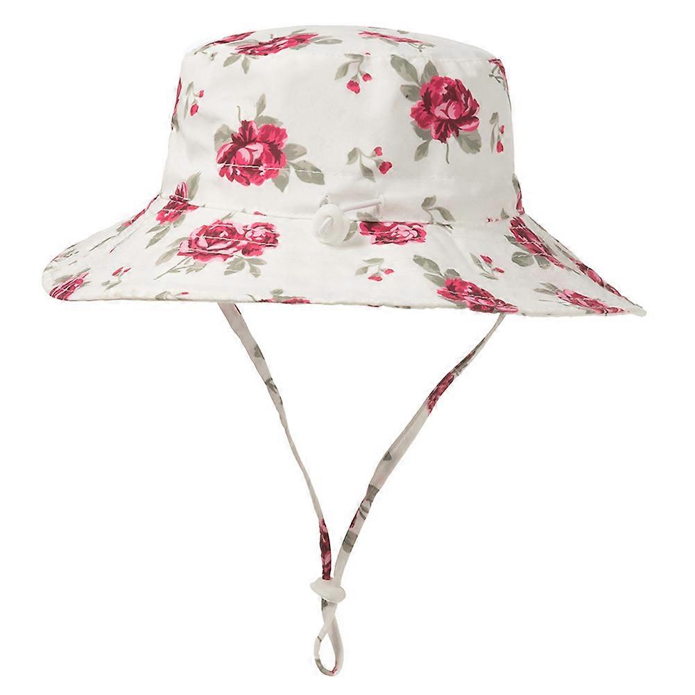 Lightweight Children's Bucket Hat With Rosy Color For Beach Outings Perfect For 1Set