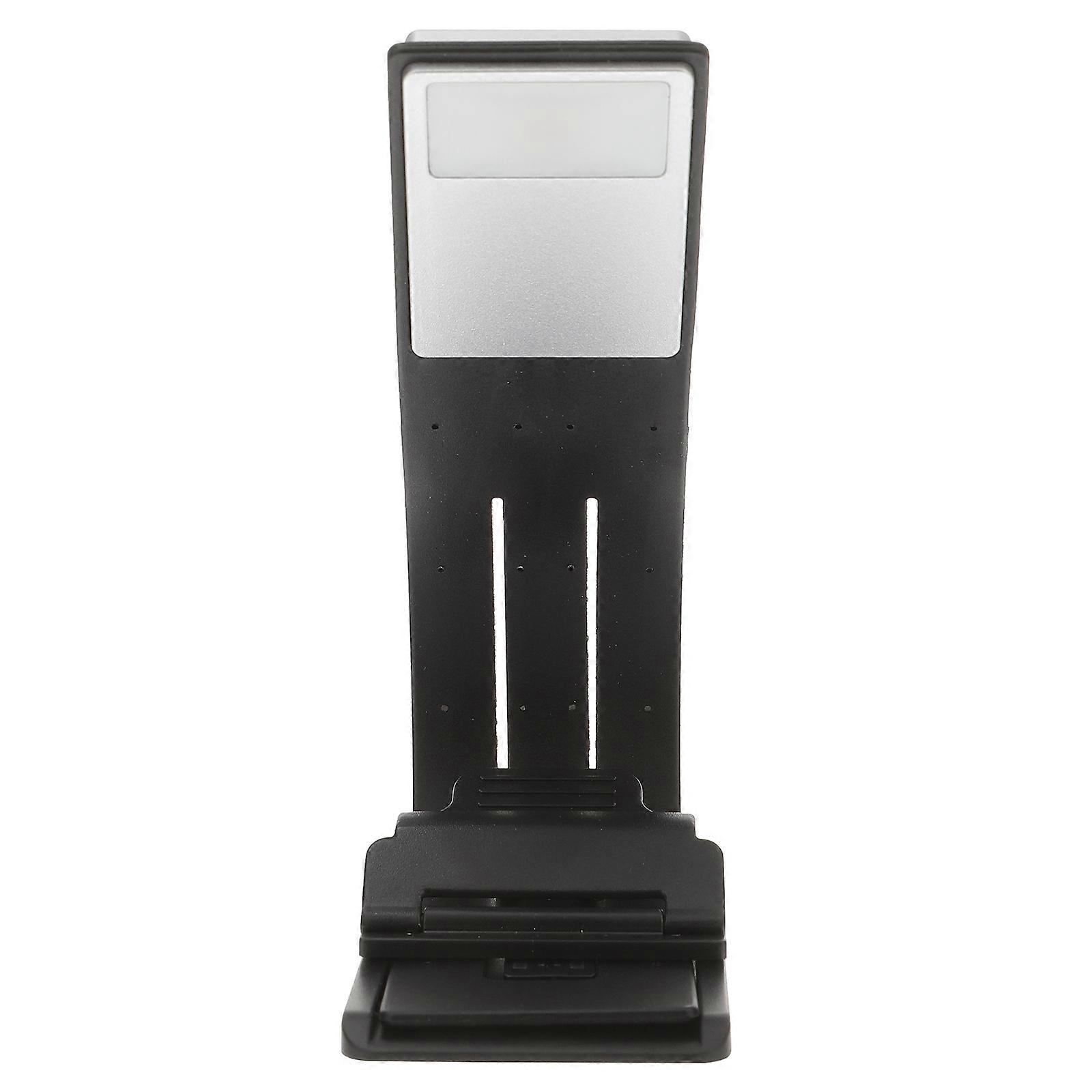 Portable USB LED Reading Lamp with Flexible Clip and Magnet for HandsFree Lighting Use Black Plastic