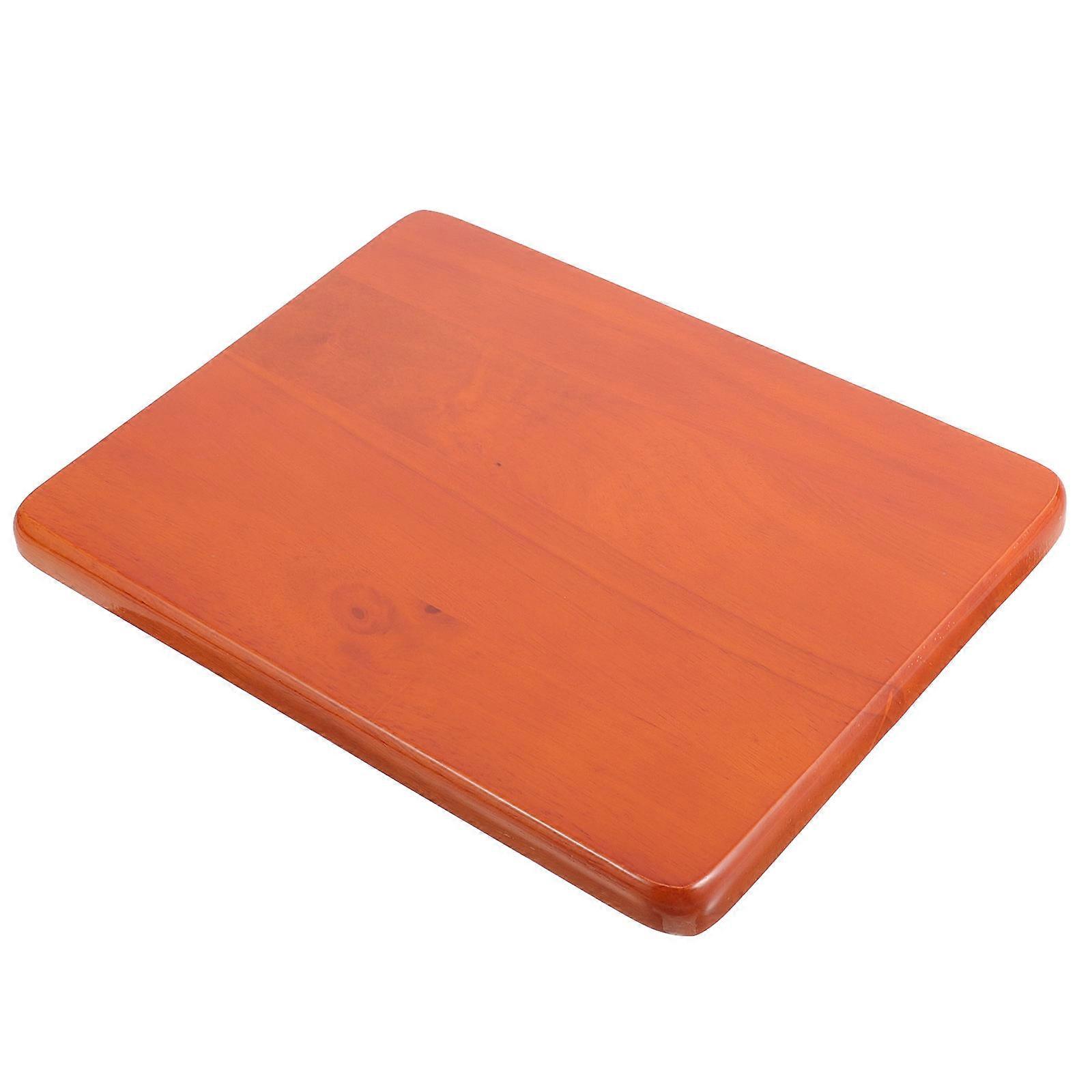 Wooden Stool Seat Replacement for Home and Restaurant Use Chocolate Color 6.5 Inches Square